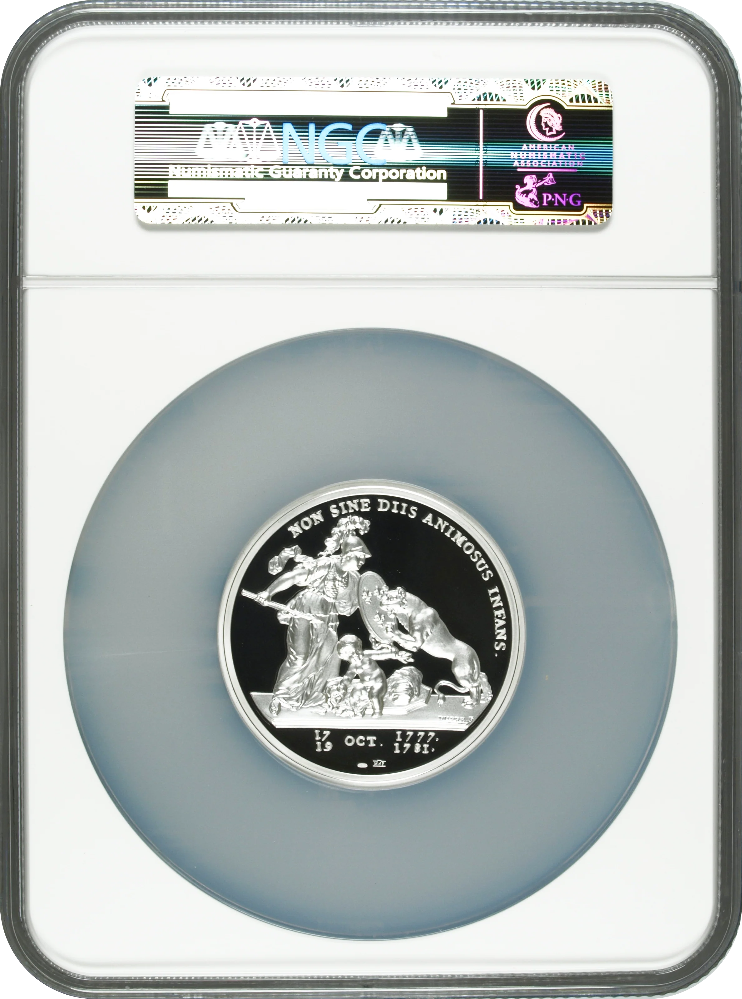 【Top Pop】2014年 フランス リベルタス・アメリカーナ 5オンス 銀メダル NGC PF70 Ultra Cameo 箱付 - Image 2