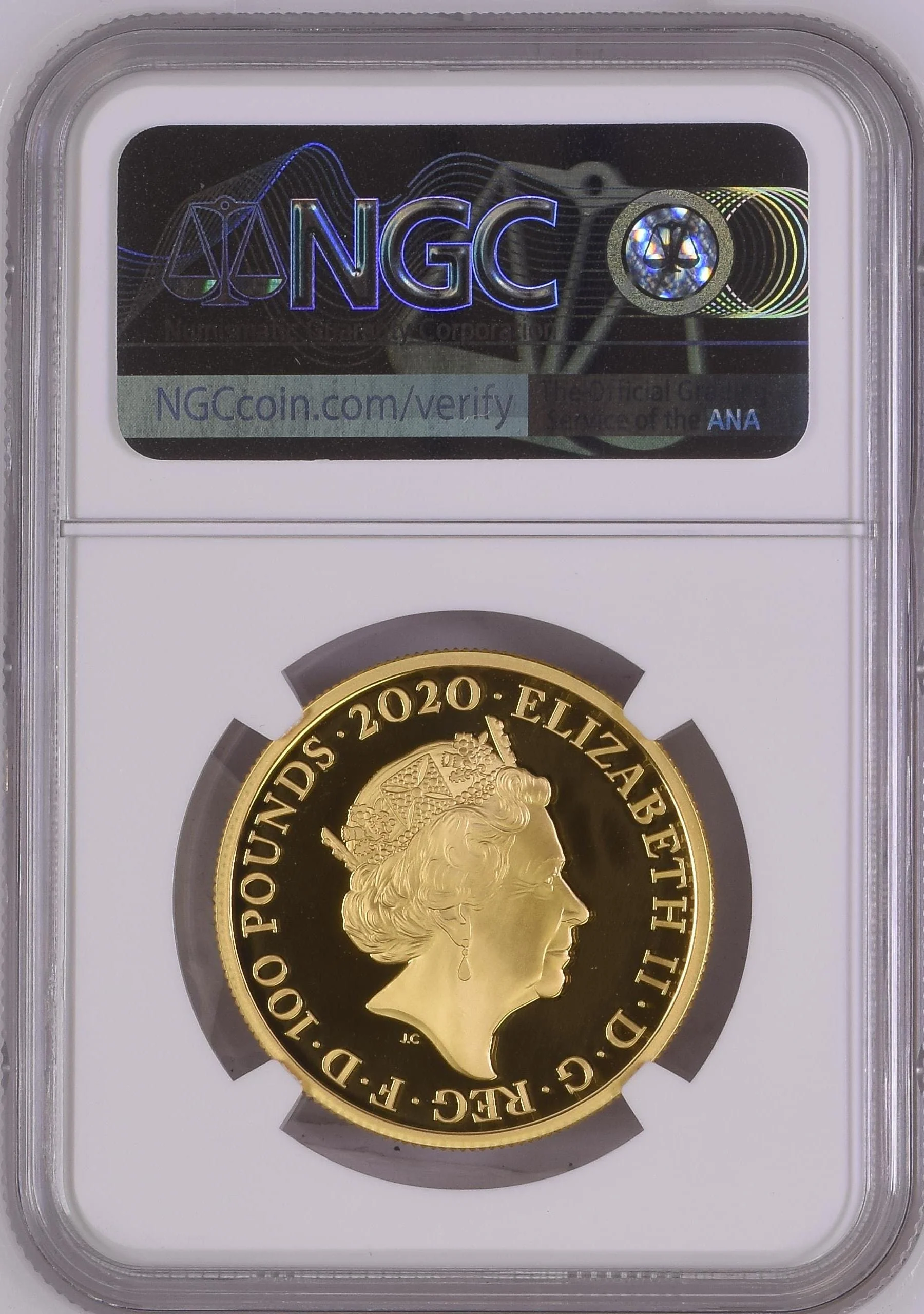2020年 イギリス 007 第二弾 1オンス金貨 Early Releases NGC PF69UCAM - Image 2