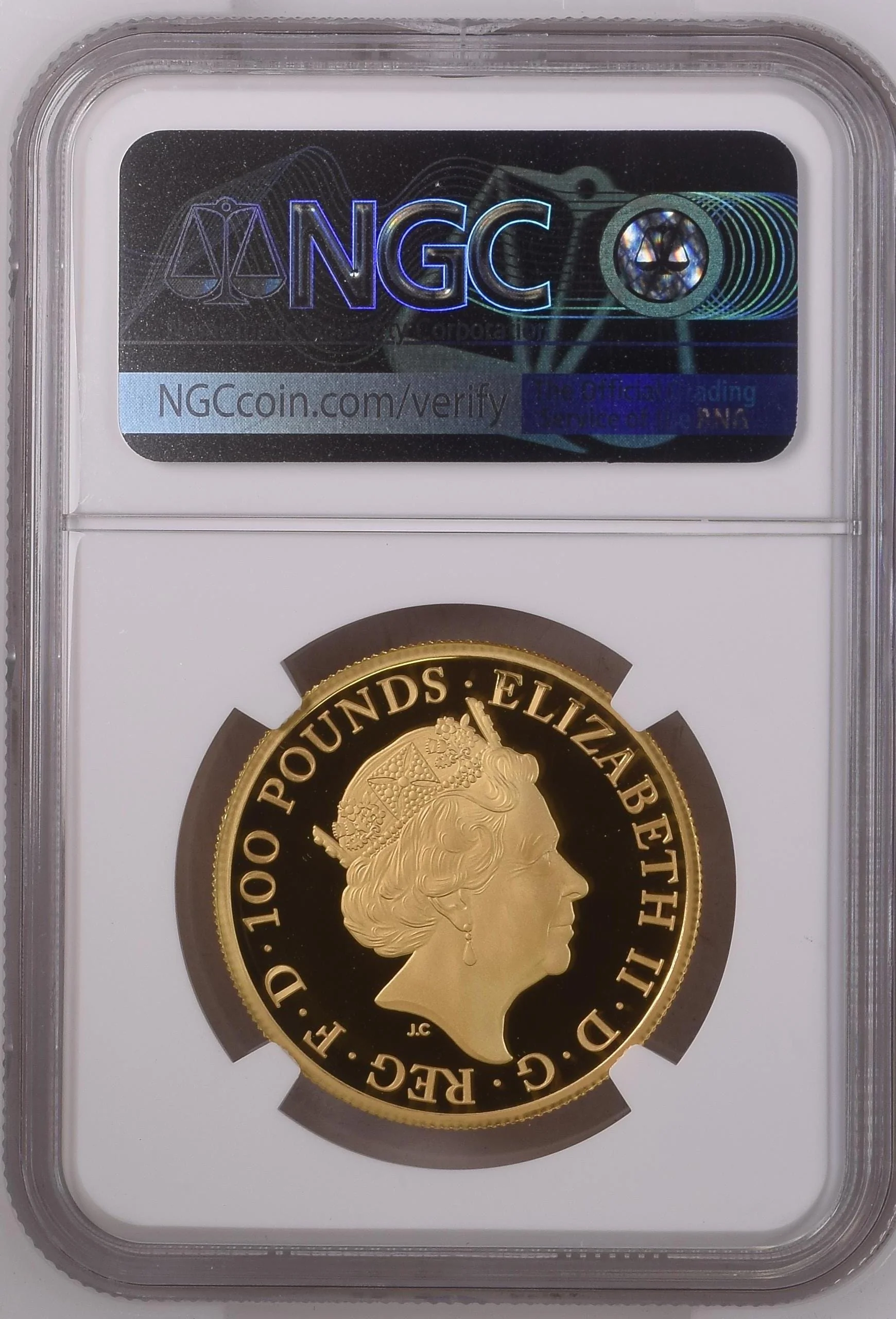 2021年 クイーンズビースト コンプリーター 1オンス金貨 NGC PF70UC - Image 3