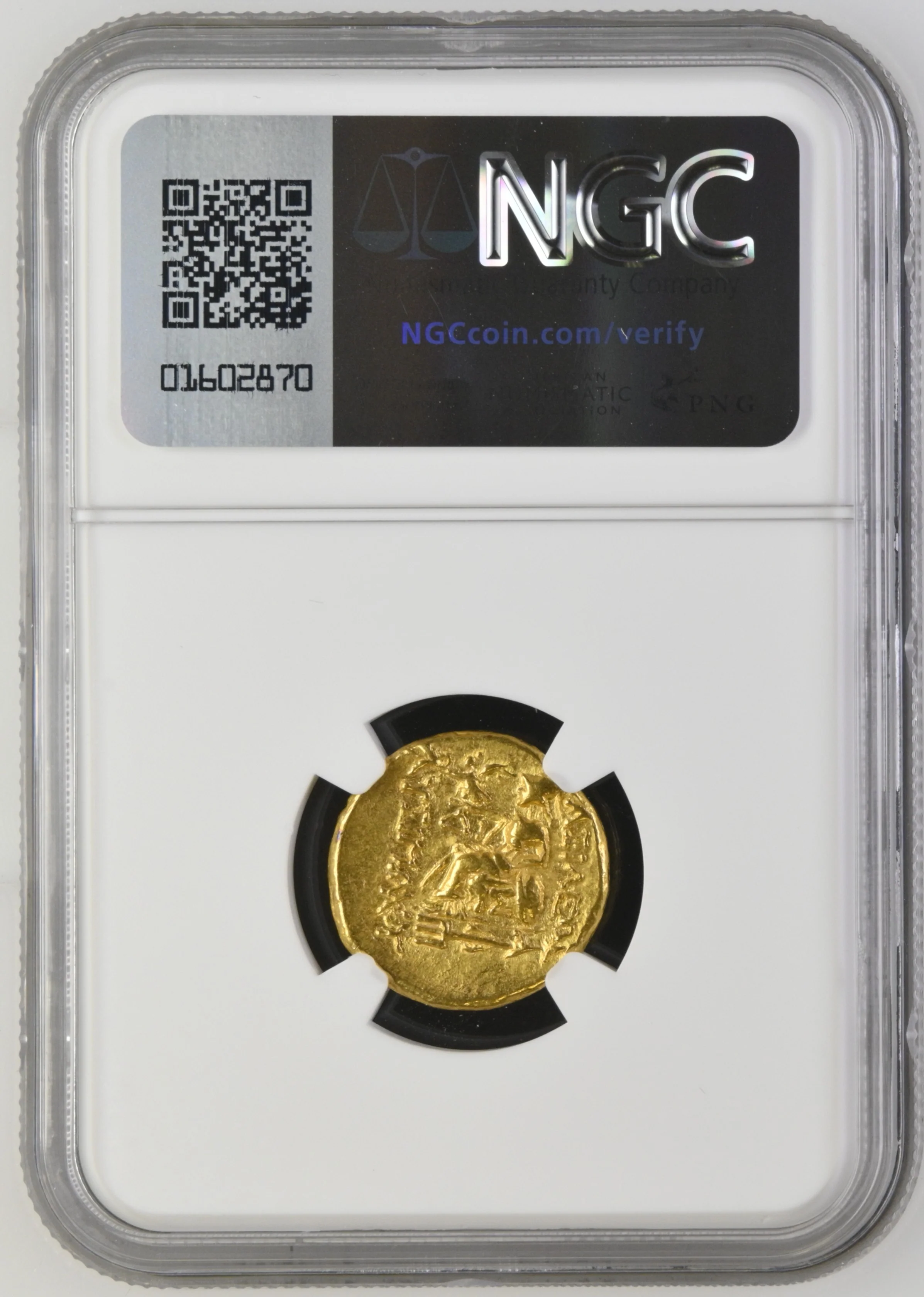 紀元前120-63年 ポントス王国 ミトリダテス6世 ステーター金貨 NGC AU Strike: 4/5 Surface: 4/5 - Image 2
