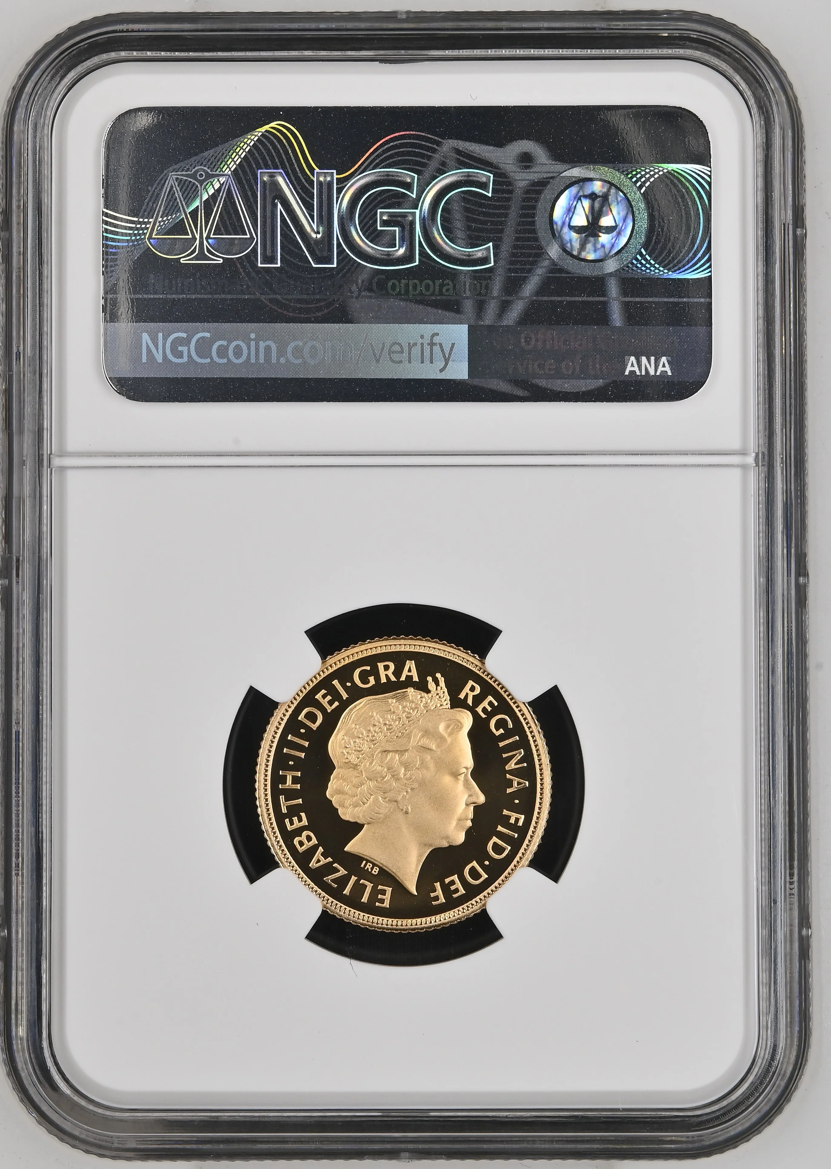 2005年 イギリス エリザベス2世 ソヴリン金貨 NGC PF69UCAM - Image 2