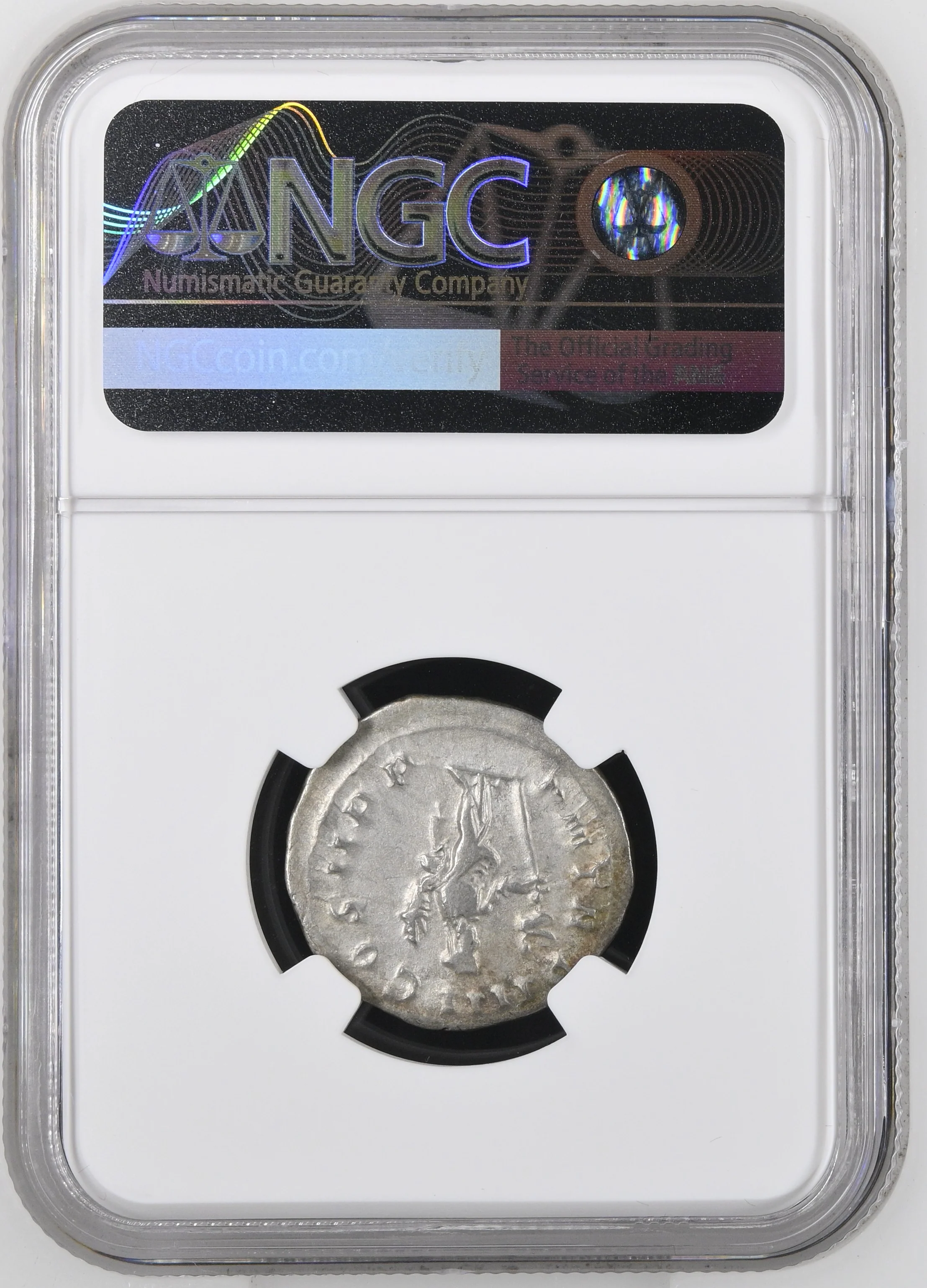 244-249年 ローマ帝国 フィリップ1世 ダブルデナリウス銀貨 NGC VF - Image 2
