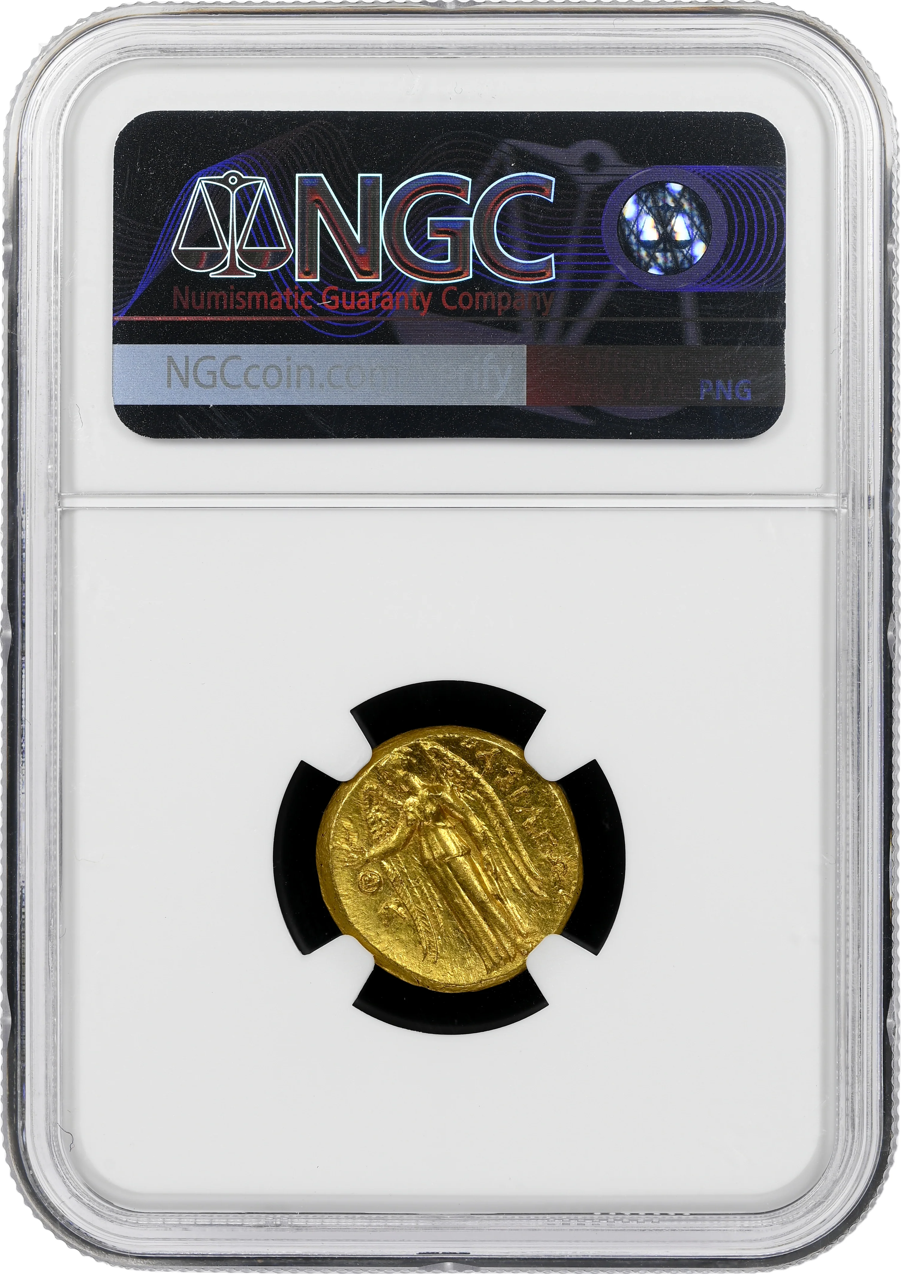 紀元前280-200年 トラキア オデュッセウス アレキサンダー3世モデル ステーター金貨 NGC Ch AU 4/5 - 2/5, brushed - Image 2