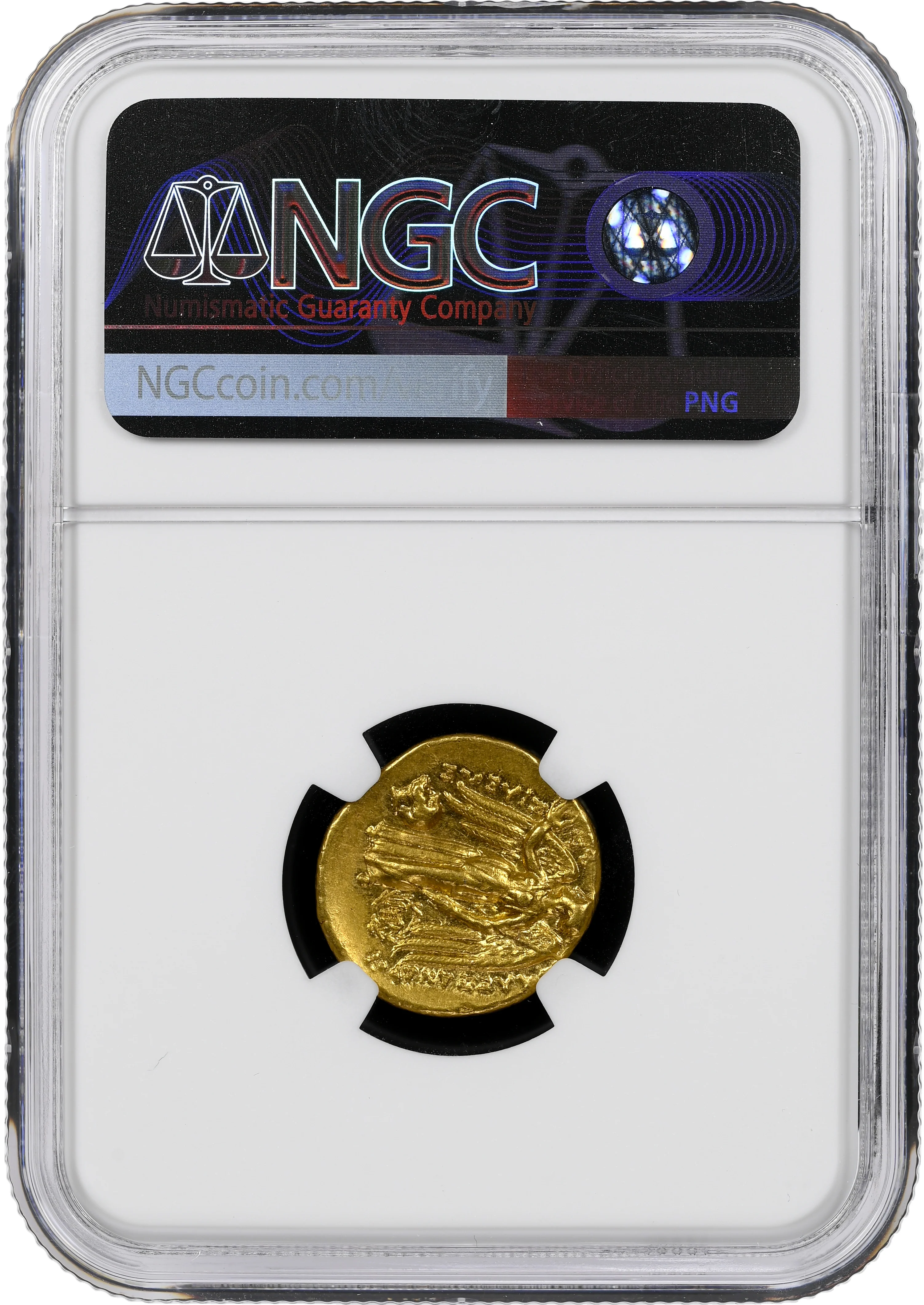 紀元前336-323年 古代 マケドニア王国 アレキサンダー3世 ステーター金貨 NGC Ch XF 5/5 - 2/5 Fine Style, lt.smoothing - Image 2